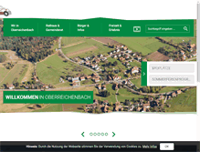 Tablet Screenshot of oberreichenbach.de